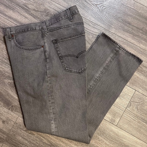 Classic Gray Straight Men's Jeans